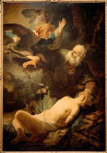 Ofre Isaacs av Rembrandt van Rijn