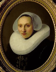 Portrett av Cornelia Pronck, kone til Albert Cuyper, i en alder av 33, 1633