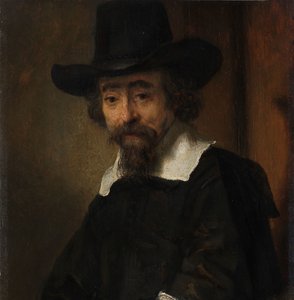 Portrett av Ephraim Well Portrett av Dr. Ephraim Well av Rembrandt van Rijn