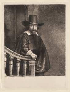 Portrett av Ephraim Bueno av Rembrandt van Rijn