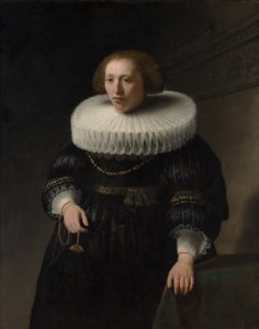 Portrett av en kvinne, sannsynligvis et medlem av Van Beresteyn-familien, 1632. av Rembrandt van Rijn