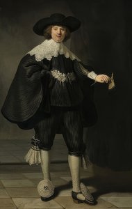 Portrett av Marten Soolmans. 1634 av Rembrandt van Rijn