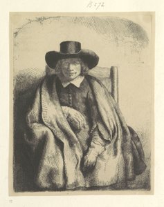 Portret van de prentselger Clement de Jonghe Samling av åttifem originaltrykk (serietittel) av Rembrandt van Rijn