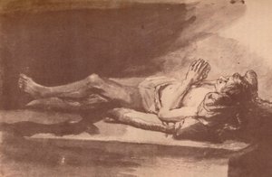 Rembrandt - Study of a Recumbent Model, 1903 av Rembrandt van Rijn