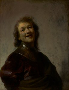 Rembrandt ler, ca. 1628 (olje på kobber)
