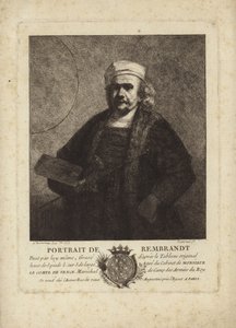 Rembrandt, Selvportrett av den nederlandske maleren og etseren av Rembrandt van Rijn