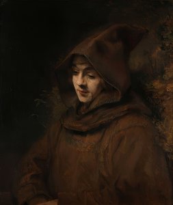 Rembrandts sønn Titus i fransiskansk vane. 1660 av Rembrandt van Rijn