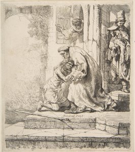 Return of the Prodigal Son, 1620-69. av Rembrandt van Rijn