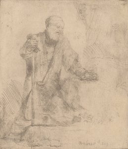 Sankt Peter i bot, 1645. av Rembrandt van Rijn