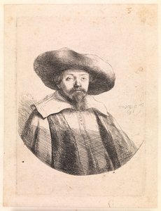 Samuel Manasseh Ben Israel, jødisk forfatter av Rembrandt van Rijn