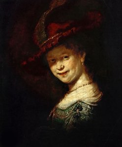 Saskia van Uylenburgh som jente, 1633. av Rembrandt van Rijn