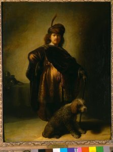 Selvportrett i orientalsk drakt av Rembrandt van Rijn