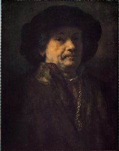 Selvportrett med ørering og gullkjede (maleri av Rembrandt van Rijn