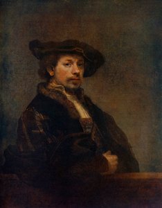 Selvportrett i en alder av 34, 1640, 1912. av Rembrandt van Rijn