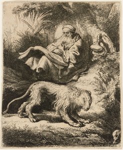 St Hieronymus lesning, 1634. av Rembrandt van Rijn