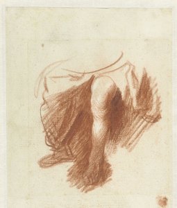 Studie av en kvinnes ben av Rembrandt van Rijn