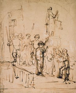 Susanna brakt til doms, 1600-tallet av Rembrandt van Rijn