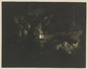 Hyrdenes tilbedelse Hyrdenes tilbedelse: et nattstykke av Rembrandt van Rijn