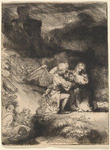 Kvalen i hagen av Rembrandt van Rijn