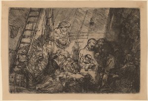 Omskjæringen i stallen av Rembrandt van Rijn