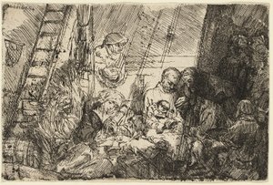 Omskjæringen i stallen av Rembrandt van Rijn