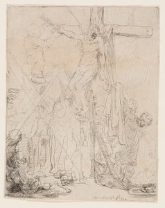 Nedstigningen fra korset: en skisse av Rembrandt van Rijn