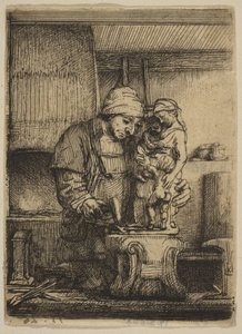 Gullsmeden, 1655. av Rembrandt van Rijn