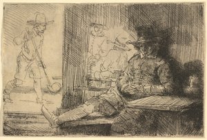 Golfspilleren av Rembrandt van Rijn