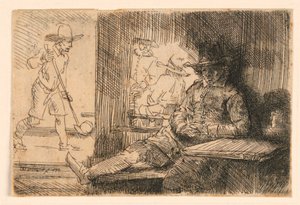 Golfspilleren av Rembrandt van Rijn