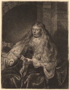 Den store jødiske bruden av Rembrandt van Rijn