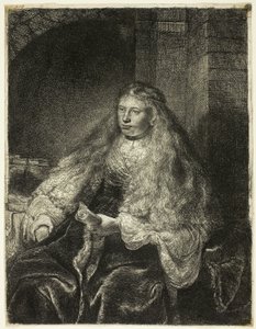 Den store jødiske bruden av Rembrandt van Rijn
