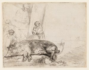 The Hog av Rembrandt van Rijn