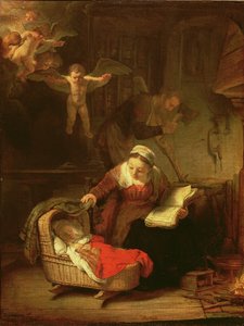 Den hellige familie, ca. 1645