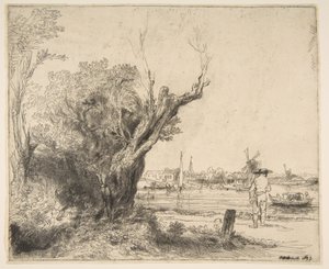 The Omval, 1645. av Rembrandt van Rijn