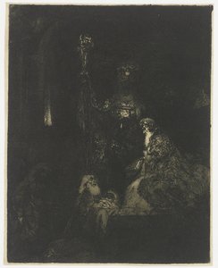 Presentasjonen i tempelet Presentasjonen i templet på den mørke måten av Rembrandt van Rijn