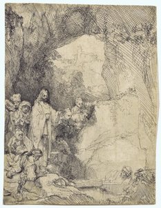 Oppreisningen av Lasarus av Rembrandt van Rijn