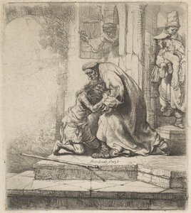 The Return of the Prodigal Son, 1636. av Rembrandt van Rijn