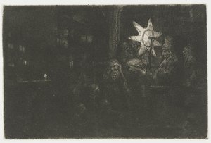 The Star of the Kings: et nattstykke av Rembrandt van Rijn