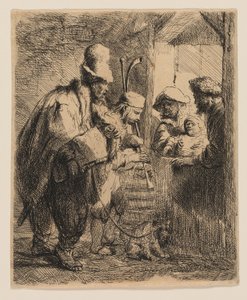 De vandrende musikerne av Rembrandt van Rijn