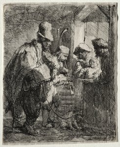 De ruslende musikerne av Rembrandt van Rijn