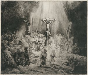 De tre korsene, ca. 1653 av Rembrandt van Rijn