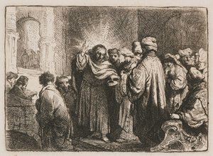Hyllestpengene Hyllestpengene av Rembrandt van Rijn