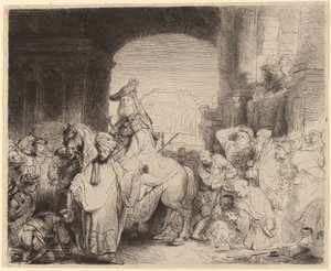 Mordekais triumf av Rembrandt van Rijn
