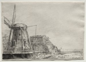 Vindmøllen av Rembrandt van Rijn
