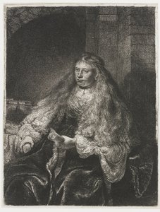Den store jødiske bruden av Rembrandt van Rijn