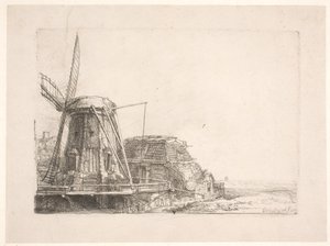Vindmøllen av Rembrandt van Rijn