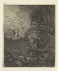 Verkondiging aan de herders Samling av åttifem originaltrykk (serietittel) av Rembrandt van Rijn