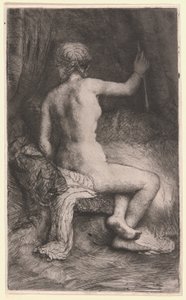 Kvinne med pilen av Rembrandt van Rijn