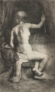 Kvinne med pilen, 1661. av Rembrandt van Rijn