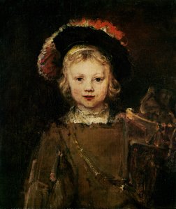 Ung gutt i fancy kjole, ca. 1660